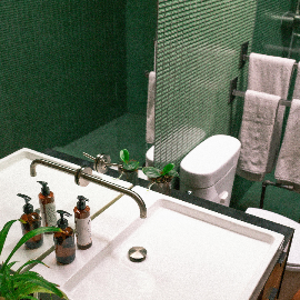 Paffoni Level - Grifo termostático de ducha, 2 salidas, acero inoxidable LEQ269ST