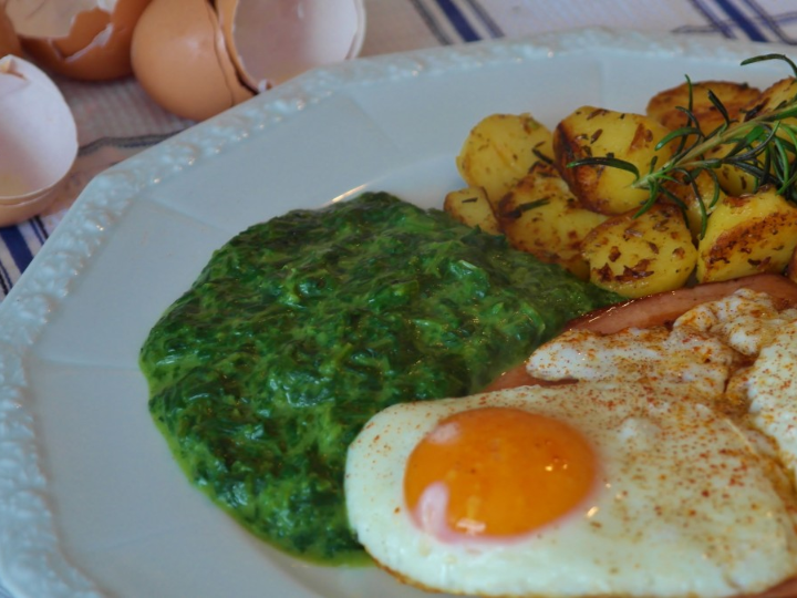 alubias con espinacas y patata