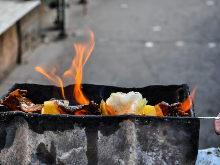 cocina exterior de jersey parrilla de gas
