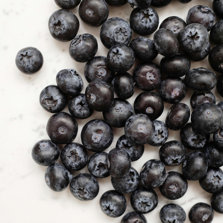 coleccion de frutas azules