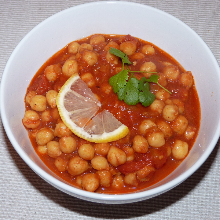 garbanzos con queso feta al horno